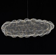 Светильник ElegantLight DZN-8320 СЕРЕБРО D700/H1500/./LED/.W/4500K CLOUD 22-12 (1 из 2шт в коробке)