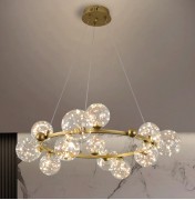 Светильник подвесной ElegantLight DZN-8349 БРОНЗА 