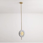 Светильник DZN-14065 БРОНЗА ТОНИРОВАННЫЙ D250/H1500/1/LED/5W AGARA