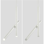 Светильник DZN-14088 БЕЛЫЙ ` L450+450/H300/2/LED/10W/4000K поворотный, на штанге