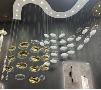 Светильник-инсталляция DZN-13208 ЗОЛОТО + БЕЛЫЙ