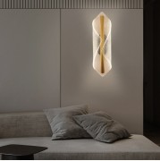 Светильник настенный ElegantLight DZN-11275 ЗОЛОТО D400*140/H120/1/LED/10W/4000K SPRAY акрил с блёстками