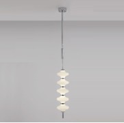 Светильник ElegantLight DZN-13245 ХРОМ/БЕЛЫЙ МАТОВЫЙ 