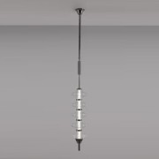 Светильник ElegantLight DZN-13246 ЧЕРНЫЙ/ПРОЗРАЧНЫЙ ` D180/H700+800/1/LED/15W/4000K AUXIS