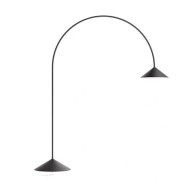 Светильник напольный DZN-13254 ЧЕРНЫЙ D2110/H2420/1/E27/40W плафон 440мм нержавеющая сталь VIBIA OUT by Victor Carrasco (!!! 2 КОРОБКИ !!!)