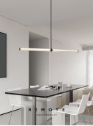 Светильник DZN-5239 ЧЕРНЫЙ D1000*40/H1200/1/LED/28W/3000-6500K RELIEF