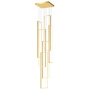 Светильник DZN2-5-25-200*600 ЗОЛОТО ` D600*600/H3500/6/LED/230W FRAMME