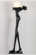 Светильник торшер-маникен DZN-11287 ЧЕРНЫЙ 