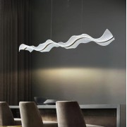 Светильник подвесной ElegantLight DZN-11296 ЧЕРНЫЙ ` D1500*300/H1000/1/LED/40+40W звёздное небо SPRAY 25-03 VST