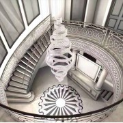 Светильник подвесной ElegantLight DZN-11307 ХРОМ D1200/H3000/11/LED/40W/4500K