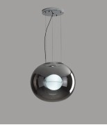 Светильник подвесной ElegantLight DZN-11313 ХРОМ/ТОНИРОВАННЫЙ D400/H350+1500/1/LED/10W/4500K Big One by Brokis