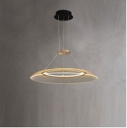 Светильник подвесной DZN-11317 ЧЕРНЫЙ/ЗОЛОТО D650/H1500/1/LED/25W/4000K VIDIA