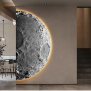 Светильник настенный ElegantLight DZN-11334 ТЕМНО-СЕРЫЙ D2000*1000/H100/1/LED/20W/2800K MOON/2