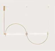 Светильник подвесной ElegantLight DZN-11338 БРОНЗА D2000/H1500/2/LED/30W/3000K