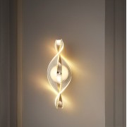Светильник настенный DZN-13300 ЗОЛОТО ` D350/H140/1/LED/6W/4000K звёздное небо SPRAY2 25-03