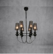 Светильник ElegantLight DZN-8510 ЧЕРНЫЙ D750*550/H1200/6/E27/40W JOSE