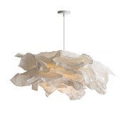 Светильник DZN-8513 БЕЛЫЙ D800/H1200/1/E27/15W PAPER2 бумажный абажур