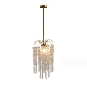 Светильник DZN-8569 ЗОЛОТО D250*400/H1200/1/E14/40W SNOWFALL