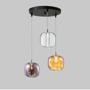 Светильник DZN-14239 ХРОМ/ЯНТАРНЫЙ