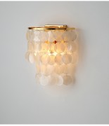 Светильник DZN-11357 SHELL ЗОЛОТО/БЕЛЫЙ D200/H300/1/E27/60W SANDRA