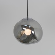 Светильник DZN-11366 ХРОМ + ЧЕРНЫЙ ТОНИРОВАННЫЙ D250*280/H1500/1/E27/40W MELT by Tom Dixon 24-03 VST