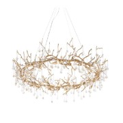 Светильник потолочный ElegantLight DZN-5394 БРОНЗА D800/H300/12/G9/40W TWIG