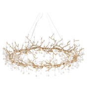 Светильник потолочный ElegantLight DZN-5395 БРОНЗА ` D1000/H300/16/G9/40W TWIG 25-05