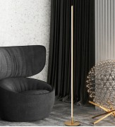 Светильник DZN-4262 GOLD/ЗОЛОТО D200/H1500/1/LED/12W 4000K Minimal Line DZN21-11