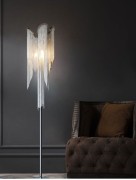 Светильник напольный SAPFIR SPF-39233 СЕРЕБРО D350/H1700/3/E14/40W COVER