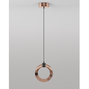 Светильник DZN-50538 РОЗОВОЕ ЗОЛОТО + ЧЕРНЫЙ ` D170/H1500/1/LED/3000K с подъёмным механизмом KARI ONE 24-09 VST