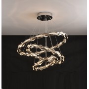 Светильник DZN-33071 ХРОМ D400+600+800/H1500/3/LED/240W/4500K RHOMB
