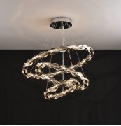 Светильник DZN-33071 ХРОМ D400+600+800/H1500/3/LED/240W/4500K RHOMB