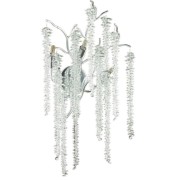 Светильник настенный DZN-5593 СЕРЕБРО / ПРОЗРАЧНЫЙ 