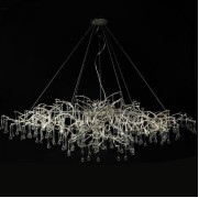 Светильник DZN-46535 СЕРЕБРО/ХРОМ D1000*350/H1200/16/E14/60W 23-09