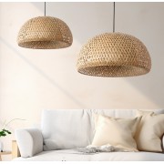 Светильник DZN-51559 РОТАНГ ` D600*300/H1500/1/E27/40W RATTAN WABI-SABI 24-08