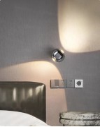 Светильник DZN-11730 ЧЕРНЫЙ ХРОМ D100/H125/2/LED/10W OTTO