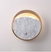 Светильник DZN1-7-02 ЗОЛОТО+БЕЛЫЙ МРАМОР D250/H60/2/G9/40W