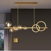 Светильник DZN34379 ЗОЛОТО D950/H660/5+2LED/G9/36W/4500K CASES