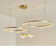 Светильник DZN1-3-60 ЗОЛОТО D400+600+800/H1200/3/LED/90W