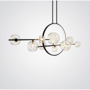 Светильник DZN-65211 ЧЕРНЫЙ ` D1450/H1800/10+1/G9+LED/.W/4000K
