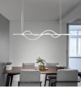 Светильник DZN-5694 БЕЛЫЙ D1000*200/H1200/48W/4500K MAGNINA