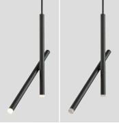 Светильник DZN-5728 ЧЕРНЫЙ D450*450/H750/2/LED/10W/4500K