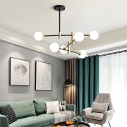 Светильник потолочный ElegantLight DZN-1-2-80 ЧЕРНЫЙ+БРОНЗА D830/H750/6/G9/40W 23-05