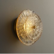 Светильник настенный ElegantLight DZN-4423 ЗОЛОТО+ЯНТАРНЫЙ 