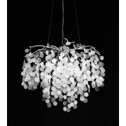 Светильник DZN-4455 ХРОМ МАТОВЫЙ+ПРОЗРАЧНЫЙ ` D600*450/H1500/7/E14/40W COINS 24-12