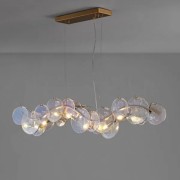 Светильник подвесной DZN-67779  ХРОМ ` D1000*240/H210*1000//E14/.W/провод прозрачный