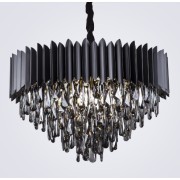 Светильник DZN-67784 ЧЕРНЫЙ ` D600/H430//E27/40W тонированый хрусталь дымчатого цвета DARIAN VST