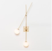 Светильник настенный ElegantLight DZN-5743 БРОНЗА D920/H120/2/G9/20W 23-07