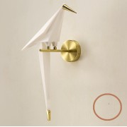 Светильник DZN-36055 РОЗОВОЕ ЗОЛОТО D820*360/H300/1/LED/10W/4500K PARROT (смотрит влево)  24-01