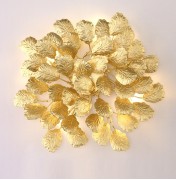 Светильник панно ElegantLight DZN-5819 ЗОЛОТО D400/H100/4/G9/40W GOLDENFLOWER